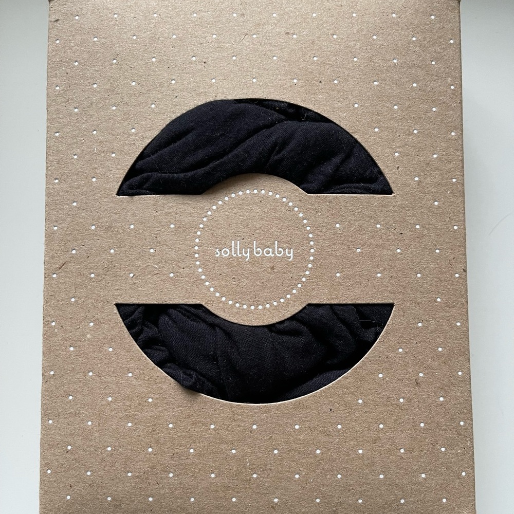 Solly Baby Wrap Black Like New
